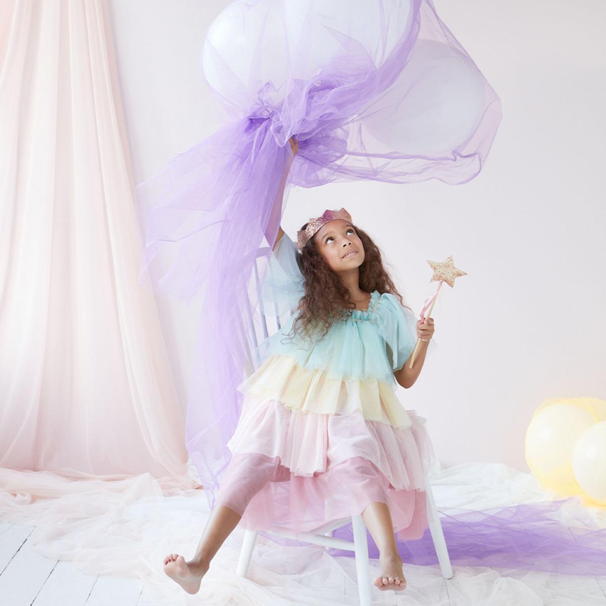 Rainbow Ruffle Princess Costume Set