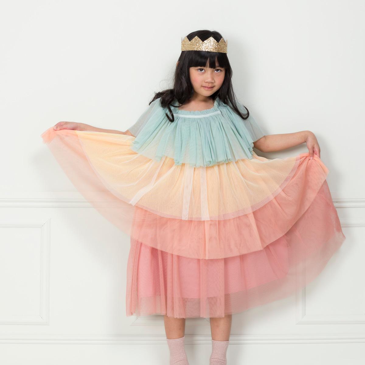 Rainbow Ruffle Princess Costume Set