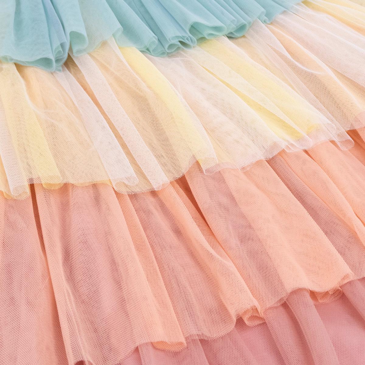Rainbow Ruffle Princess Costume Set