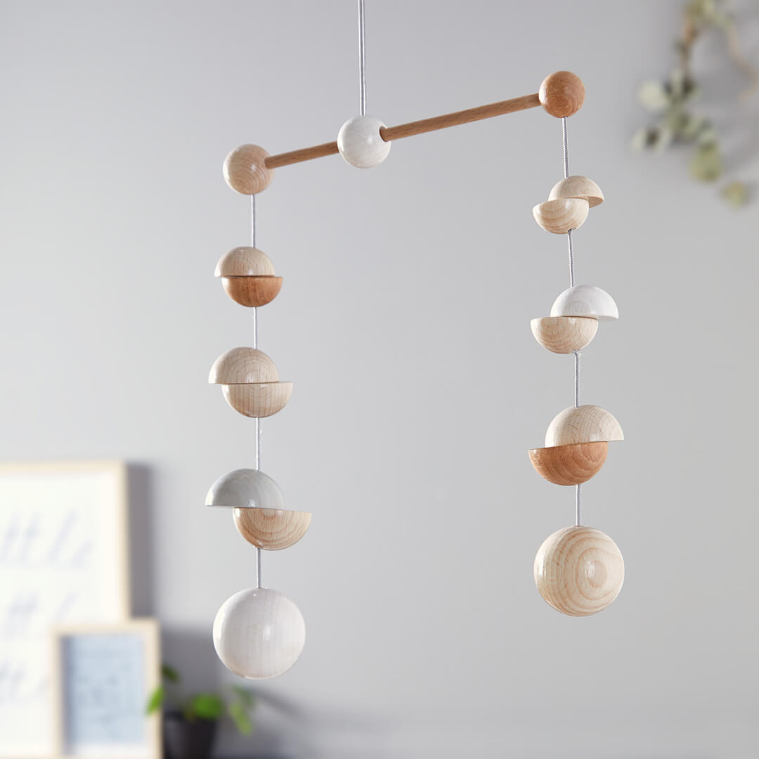 Dots Wooden Nursery Mobile