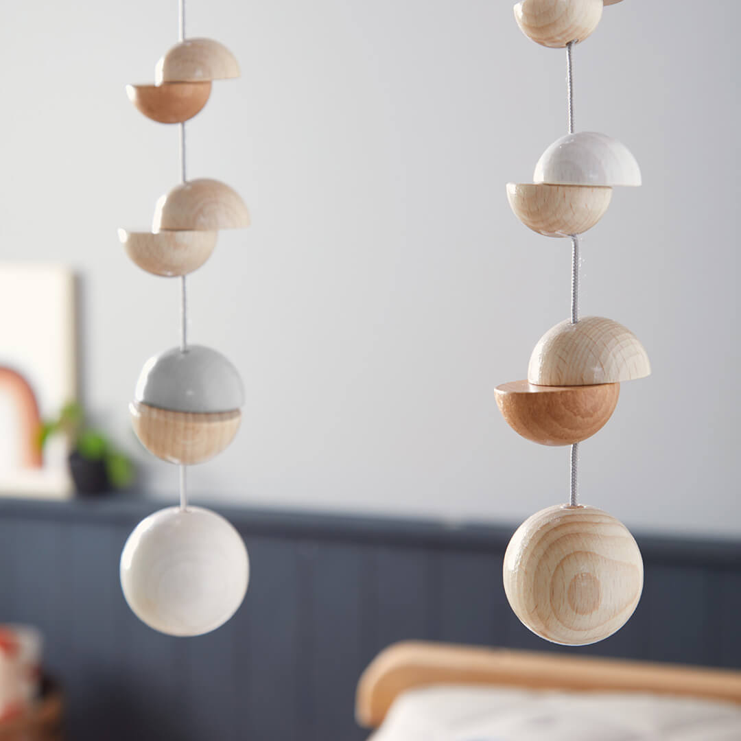 Dots Wooden Nursery Mobile