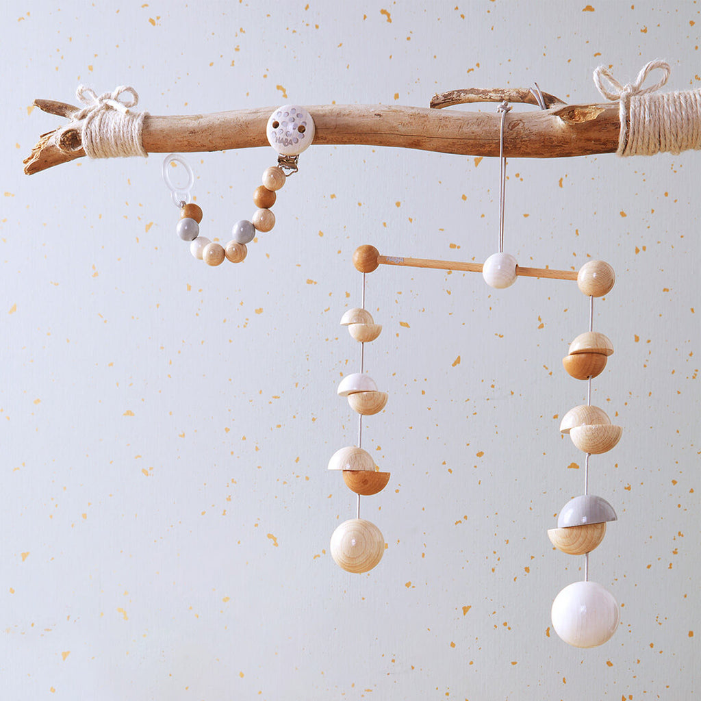 Dots Wooden Nursery Mobile