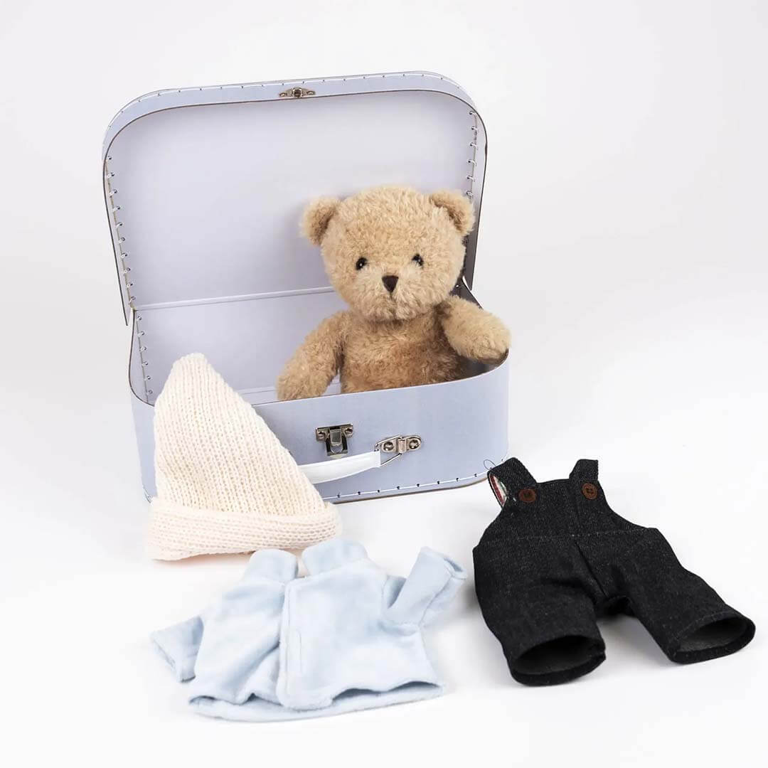 Morris Teddy Bear in a Suitcase