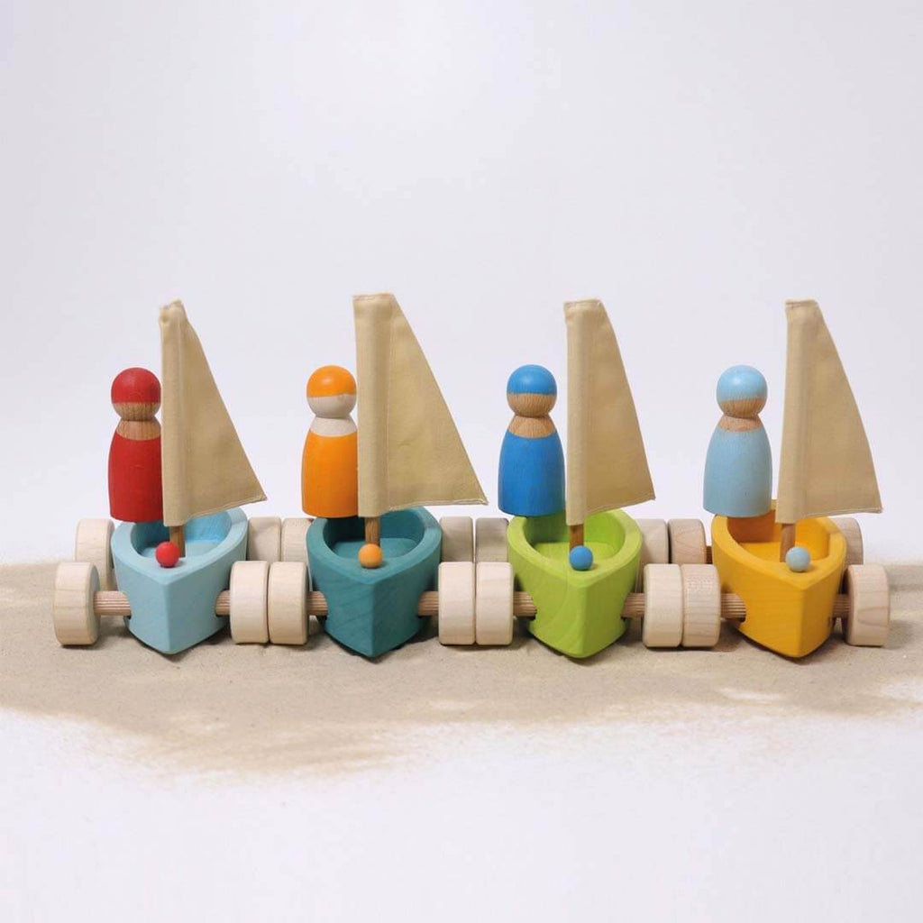 Little Land Yacht - Wooden Toy Sailboat