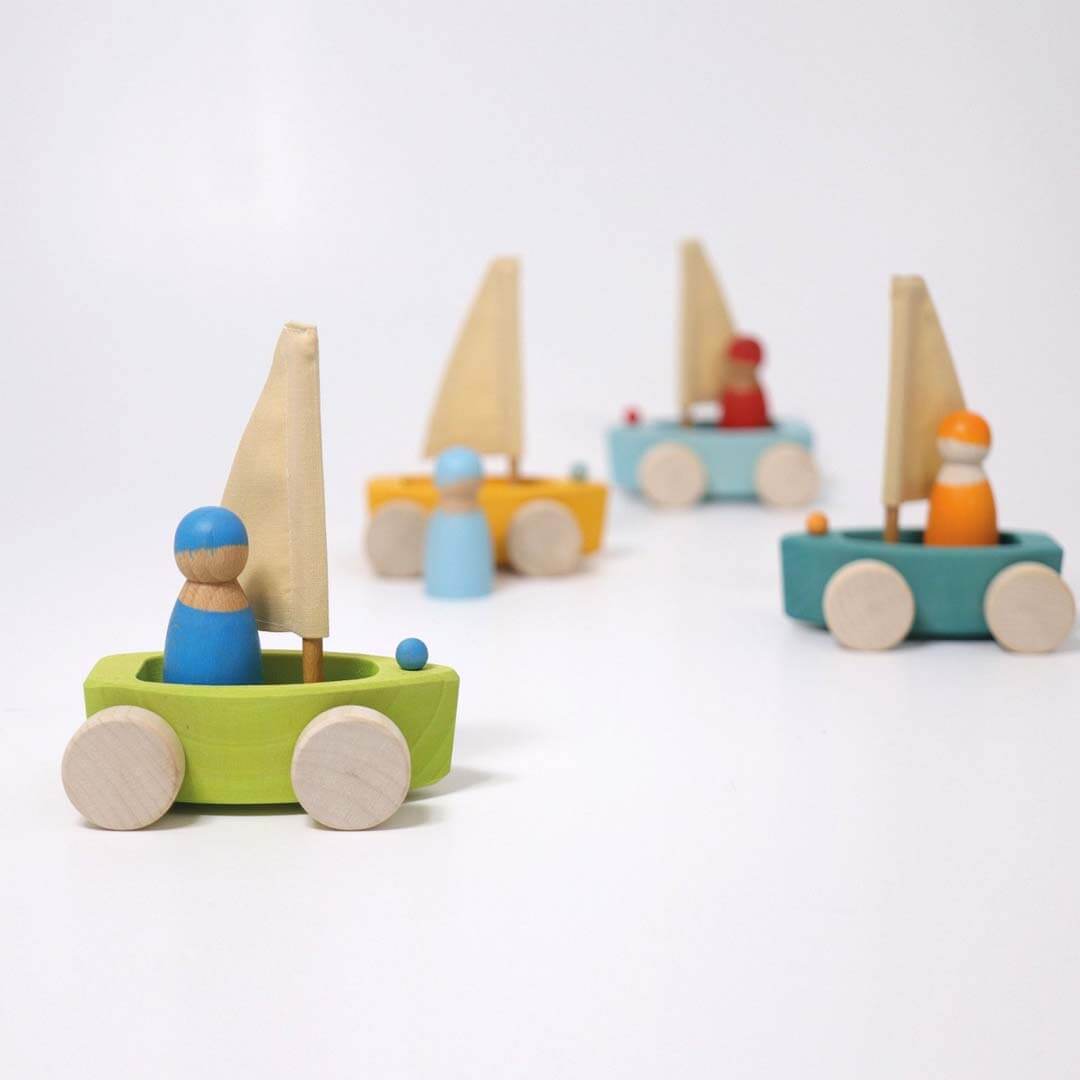 Little Land Yacht - Wooden Toy Sailboat
