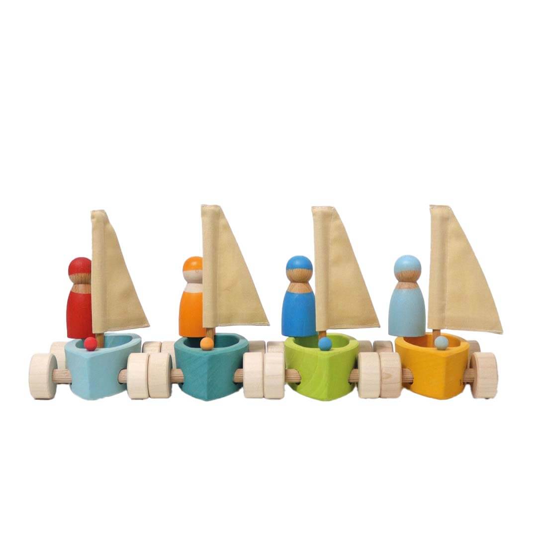Little Land Yacht - Wooden Toy Sailboat