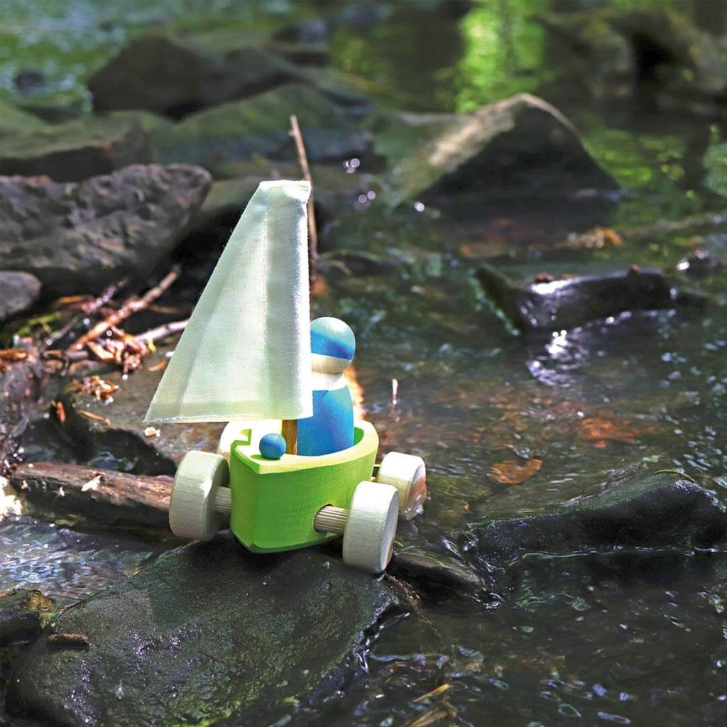 Little Land Yacht - Wooden Toy Sailboat