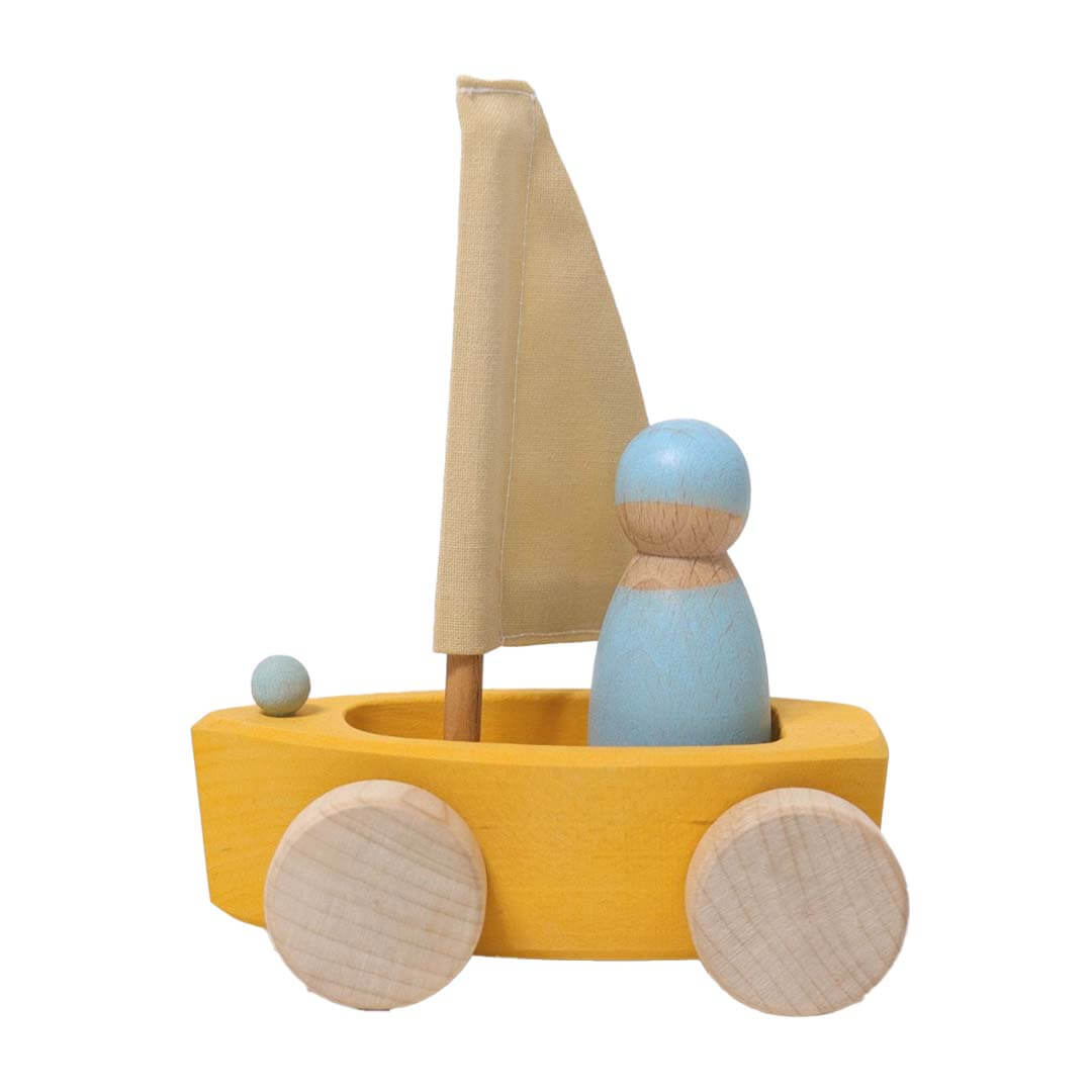 Little Land Yacht - Wooden Toy Sailboat