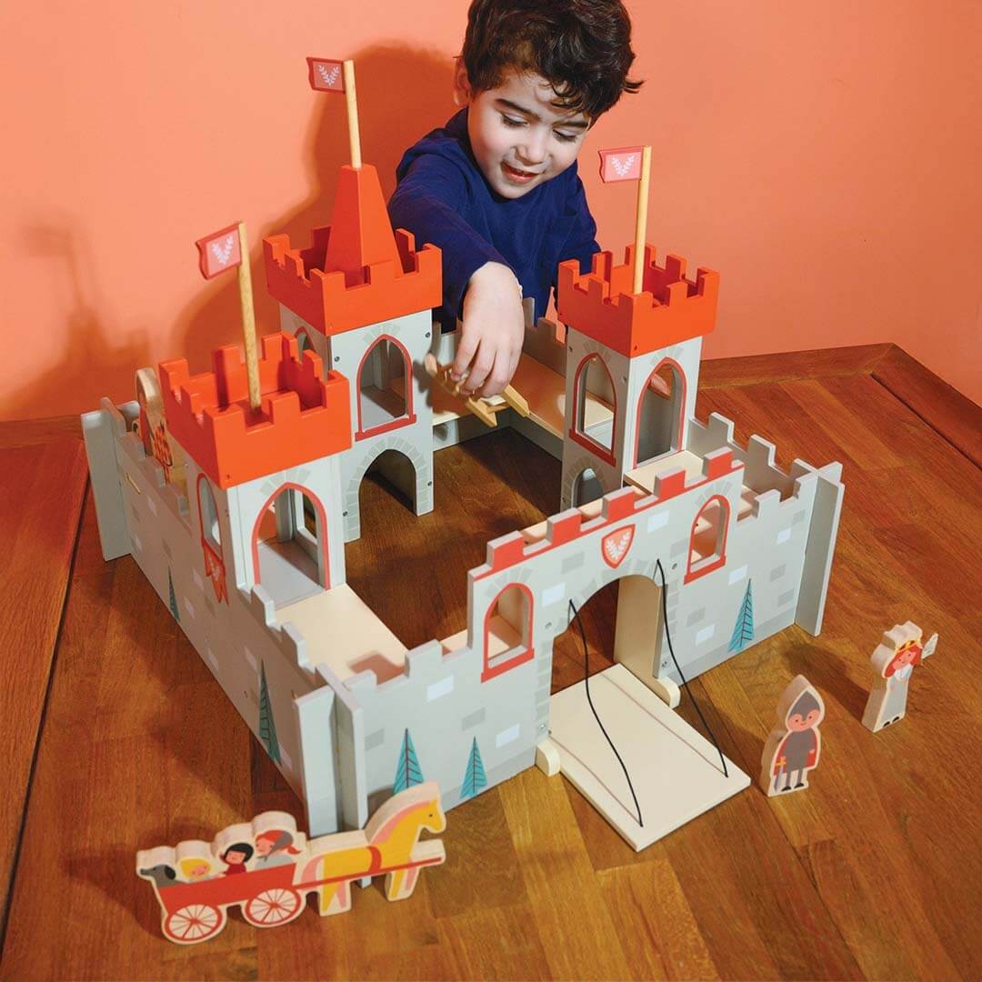 Wooden King's Castle Playset