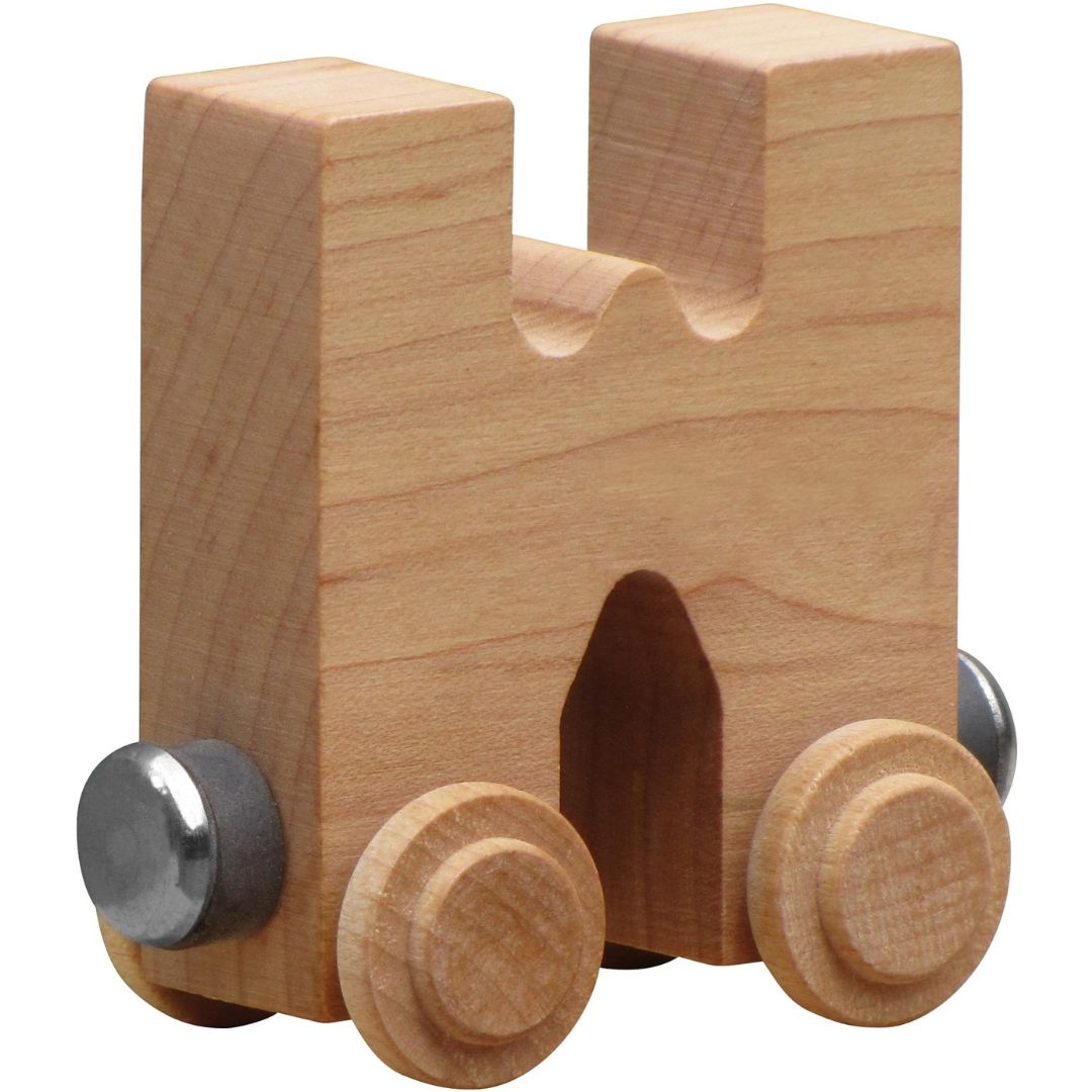 Natural Wooden Name Train Letters