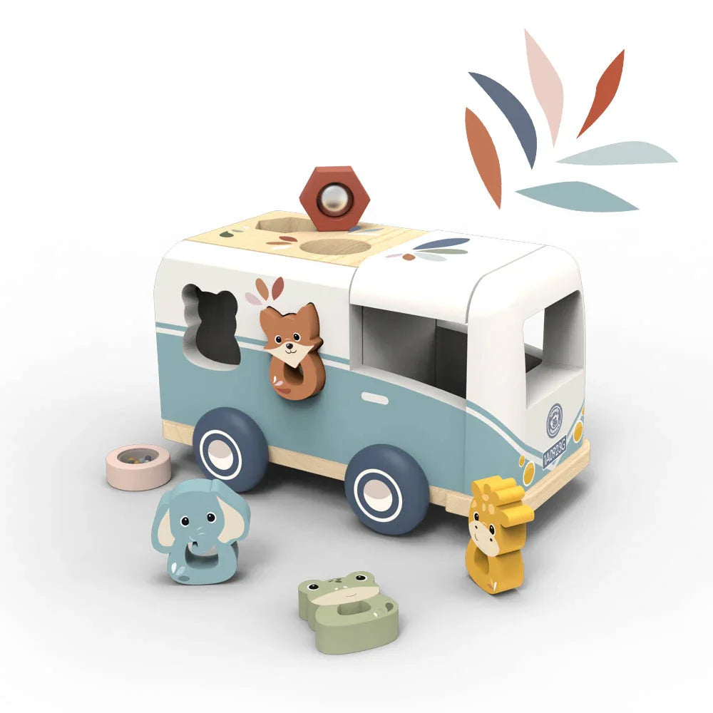 Wooden Van Shape Sorter