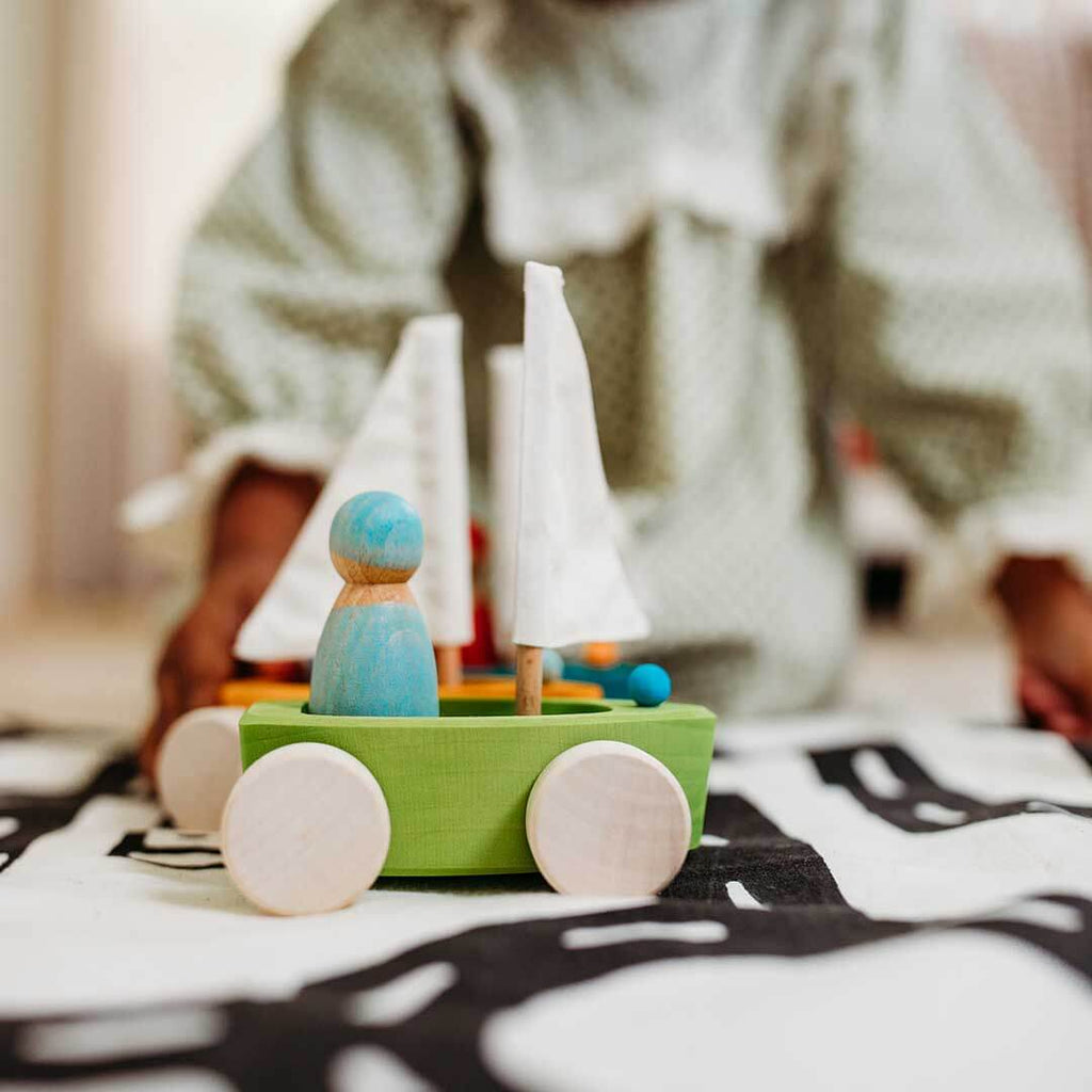 Little Land Yacht - Wooden Toy Sailboat