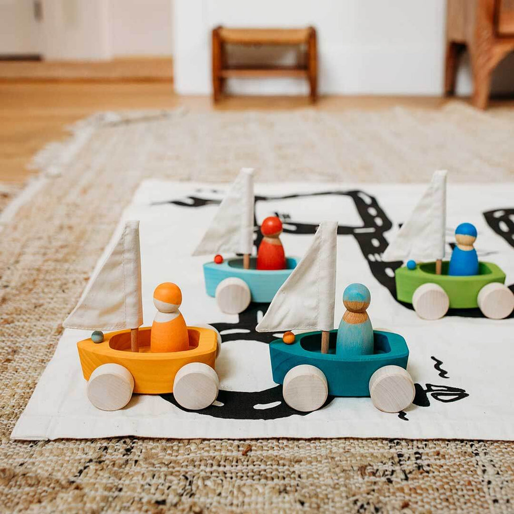 Little Land Yacht - Wooden Toy Sailboat