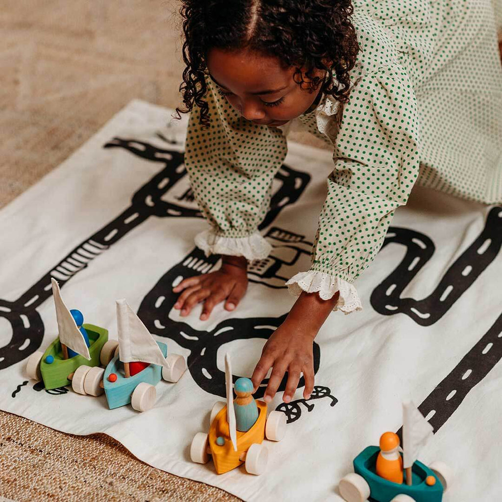 Little Land Yacht - Wooden Toy Sailboat