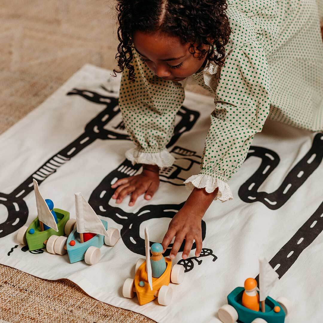Little Land Yacht - Wooden Toy Sailboat