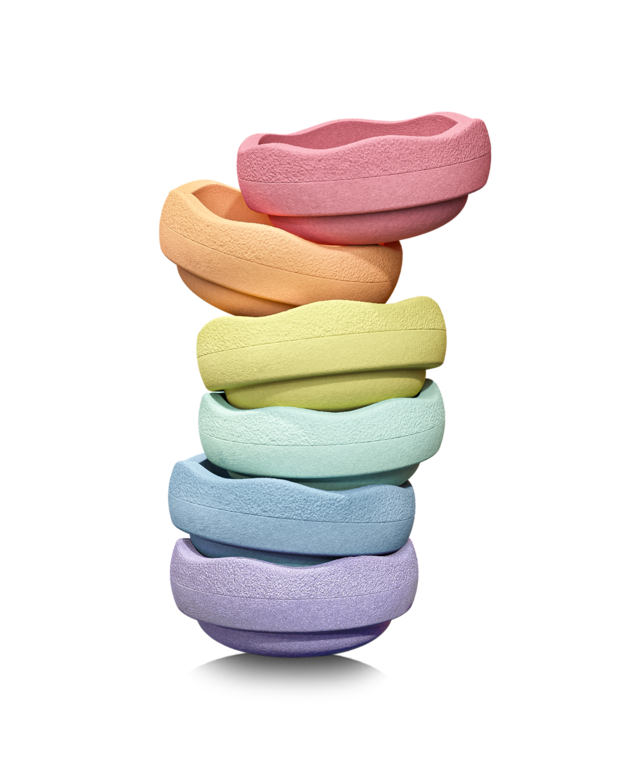 Original Rainbow Balance and Stepping Stone Set