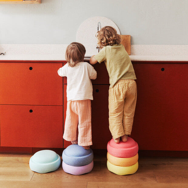 Original Rainbow Balance and Stepping Stone Set