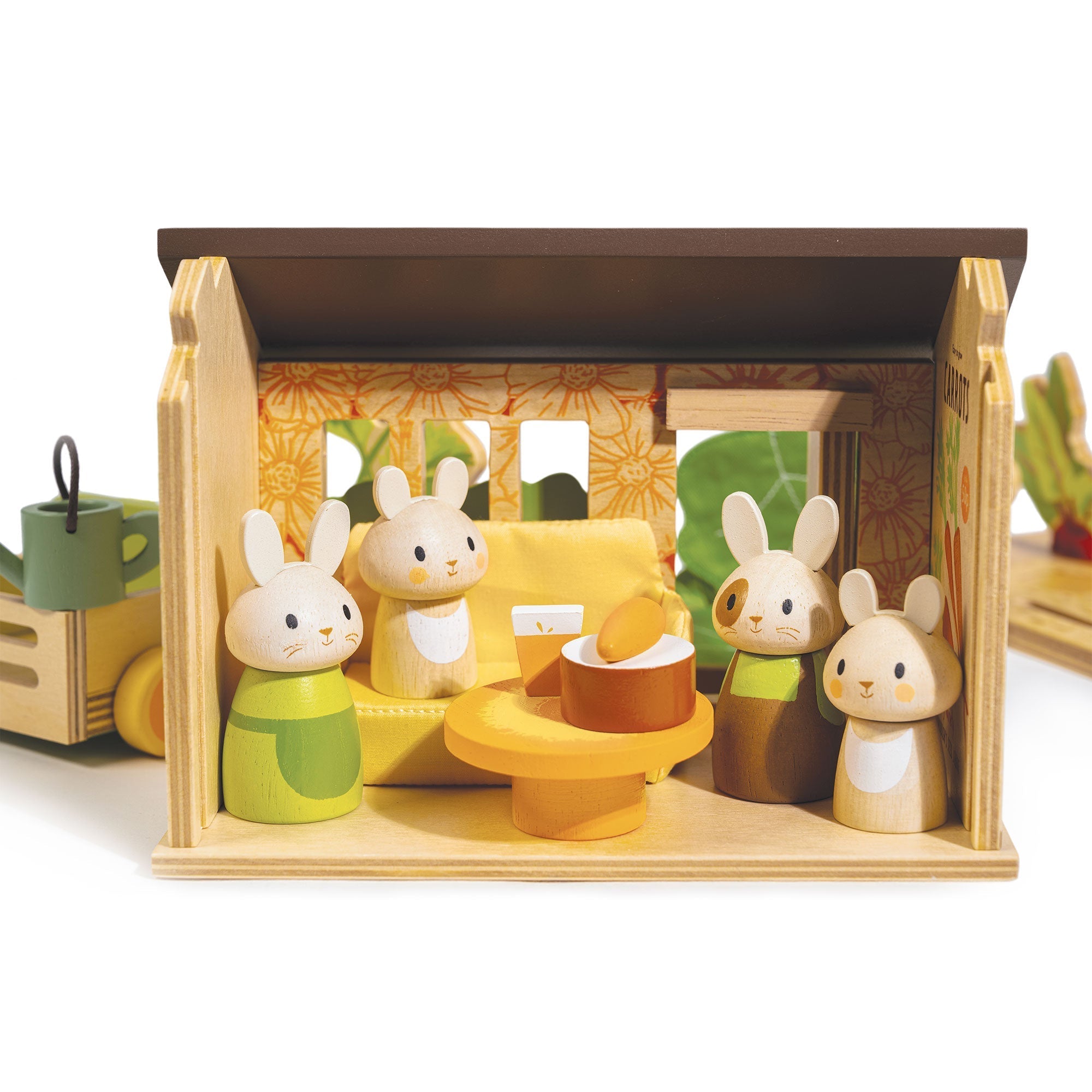Bunny's Carrot Patch Wooden Playset