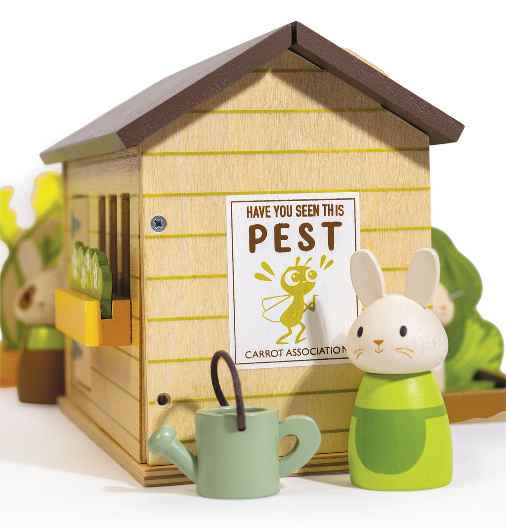 Bunny's Carrot Patch Wooden Playset