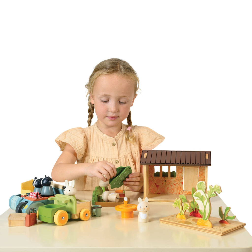 Bunny's Carrot Patch Wooden Playset