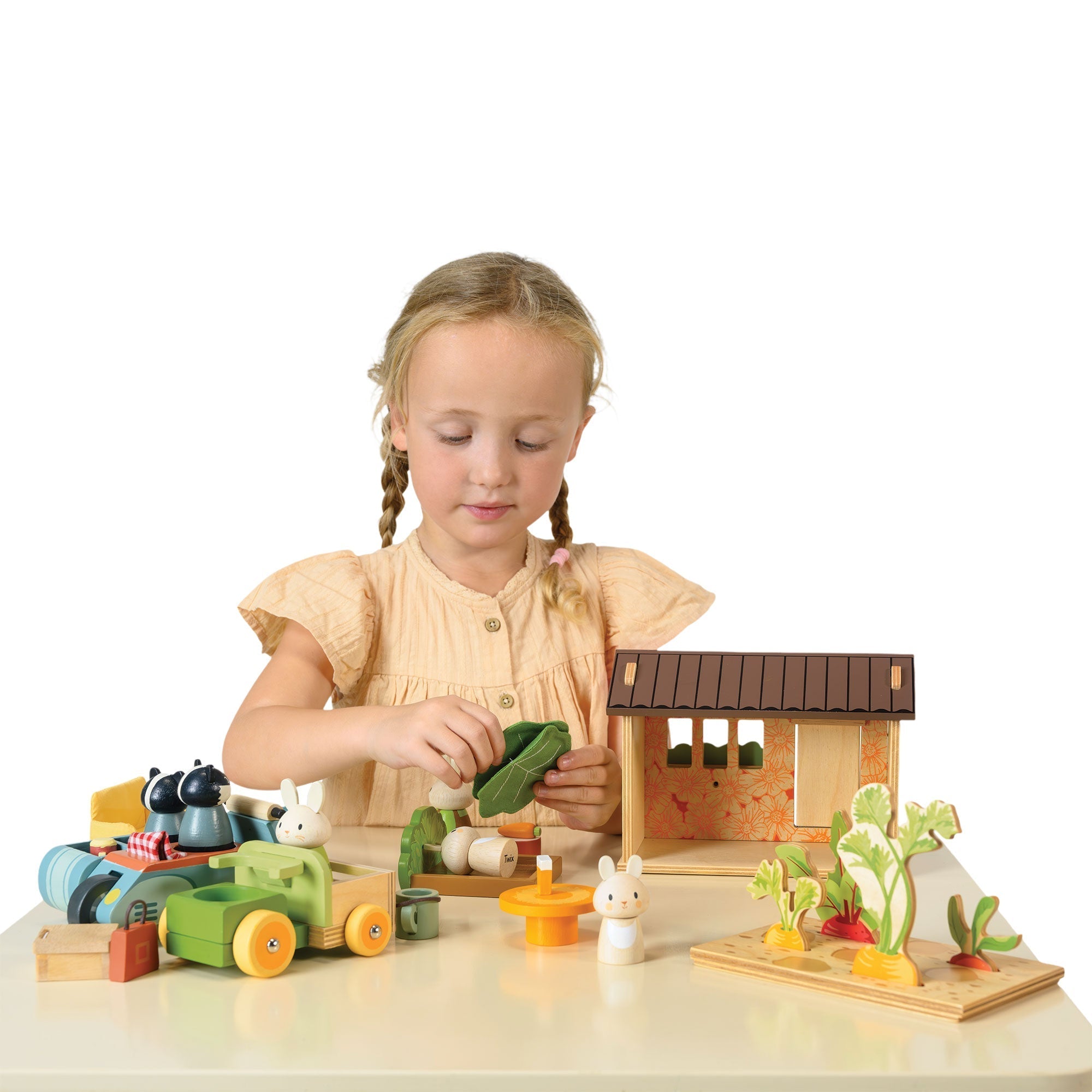 Bunny's Carrot Patch Wooden Playset