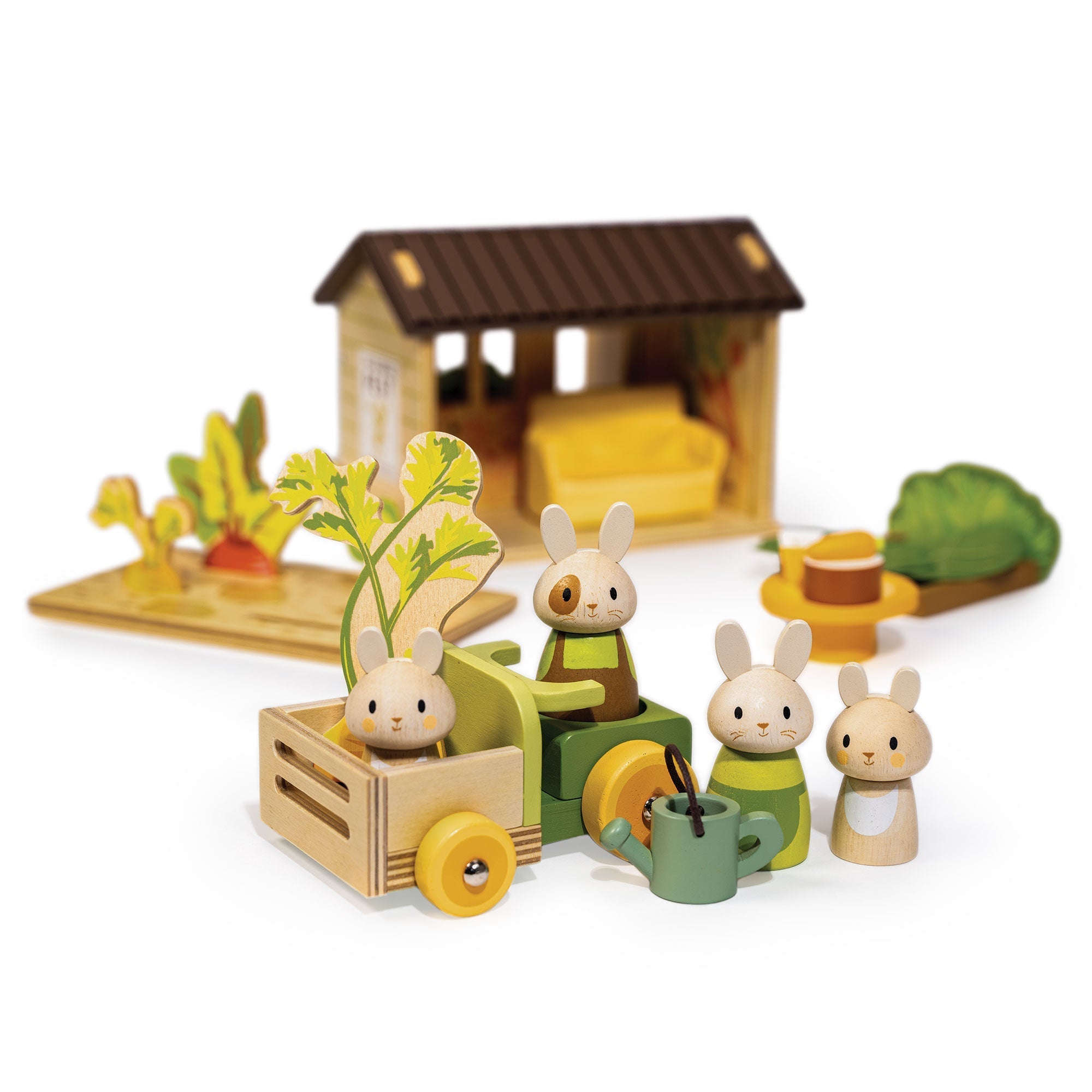 Bunny's Carrot Patch Wooden Playset