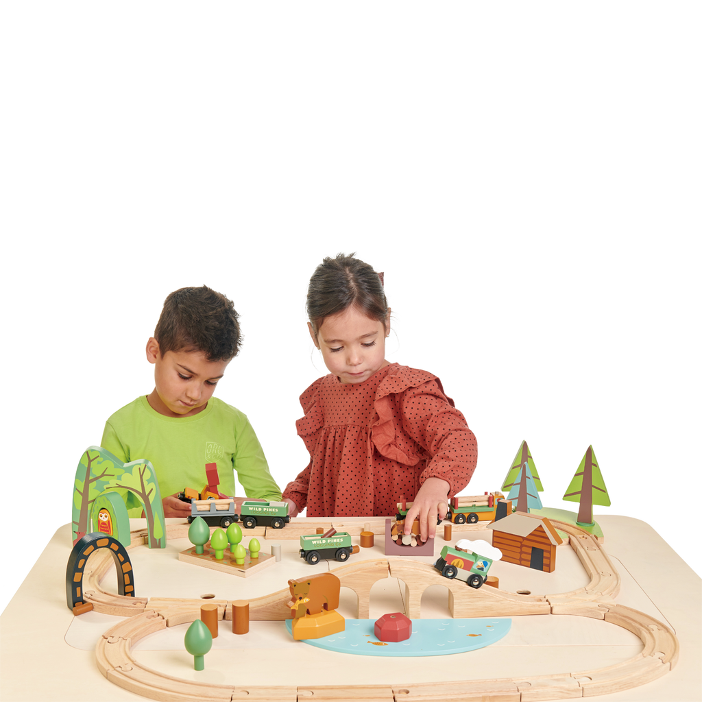 Wild Pines Wooden Train Set