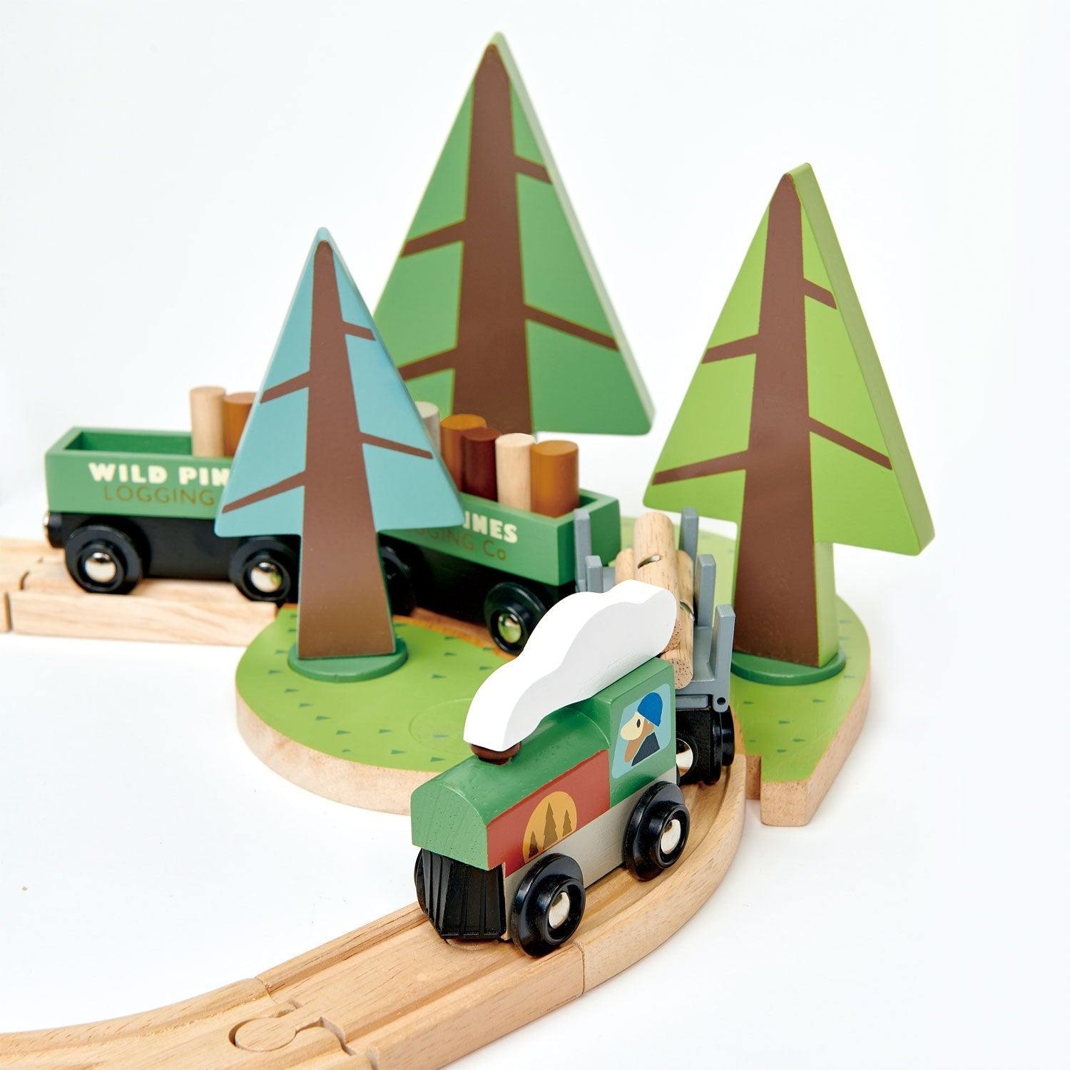 Wild Pines Wooden Train Set