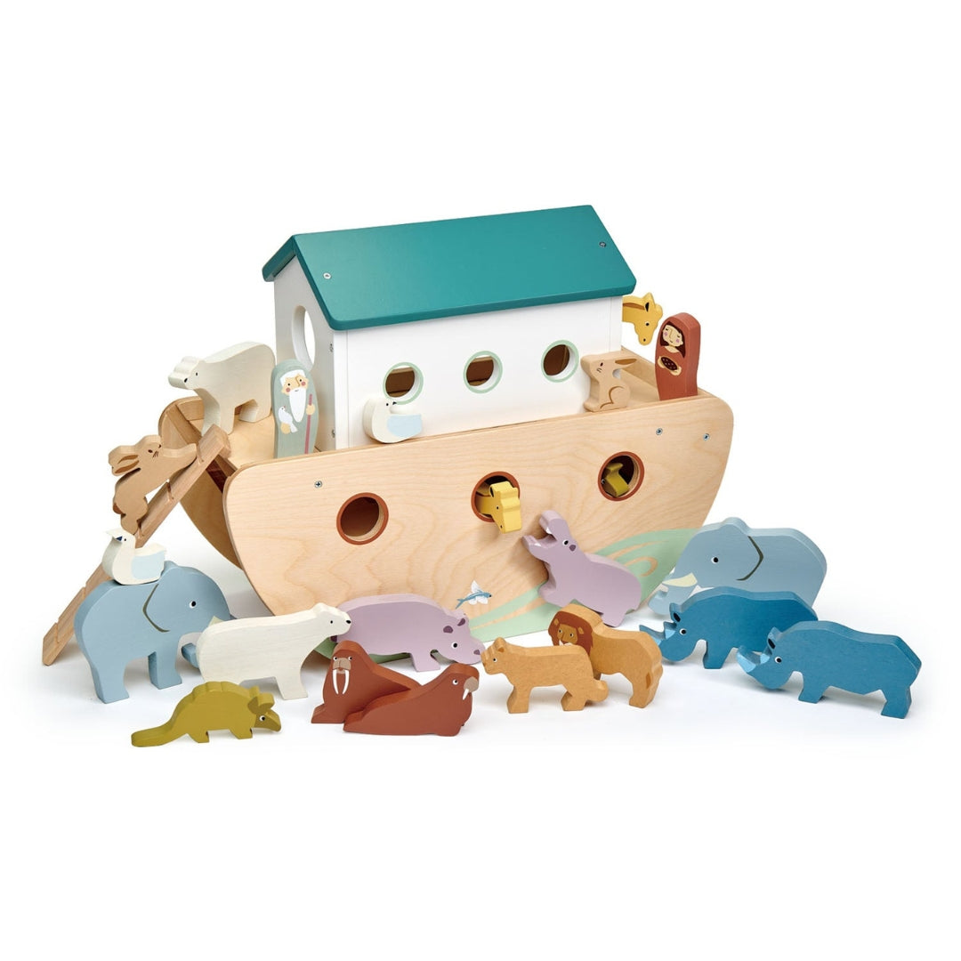 Wooden Noah’s Ark Play Set