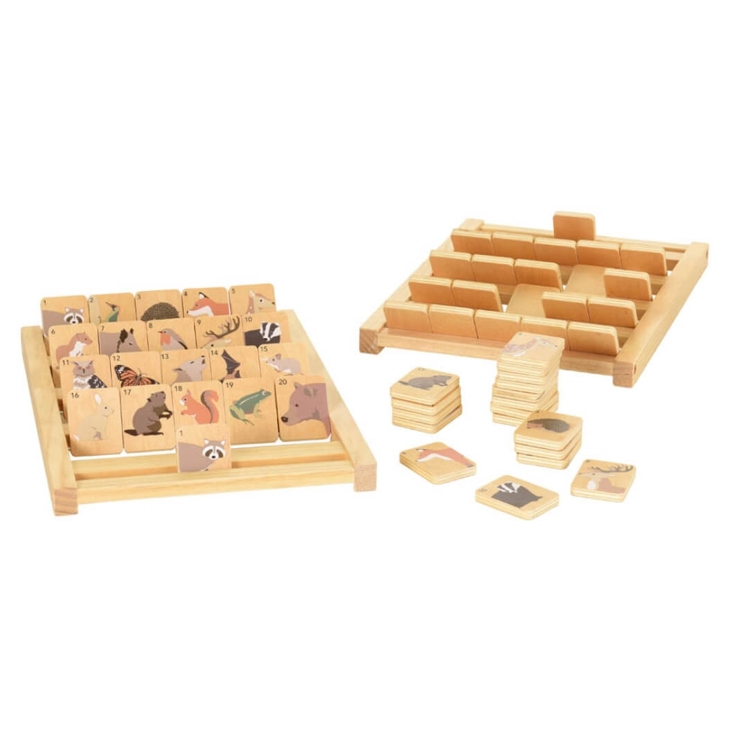 Who Am I? Wooden Guessing Game