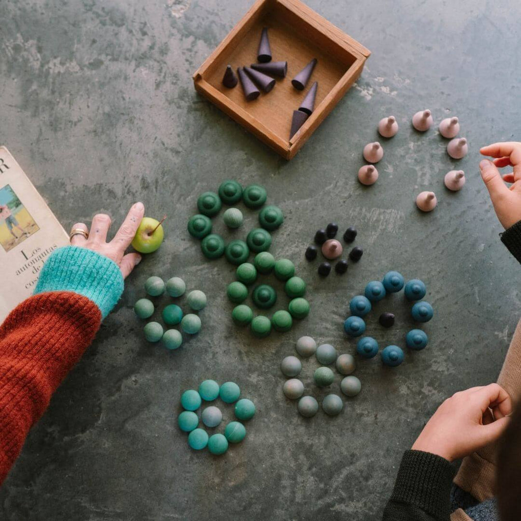 Wooden Mandala Mix Set - Cold