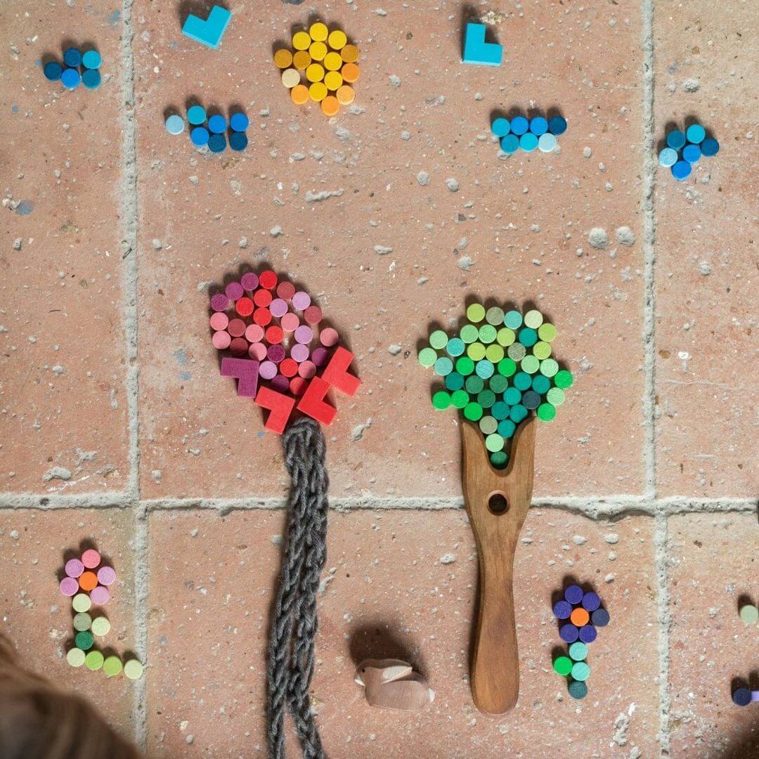 Bloom Wooden Mosaic Set