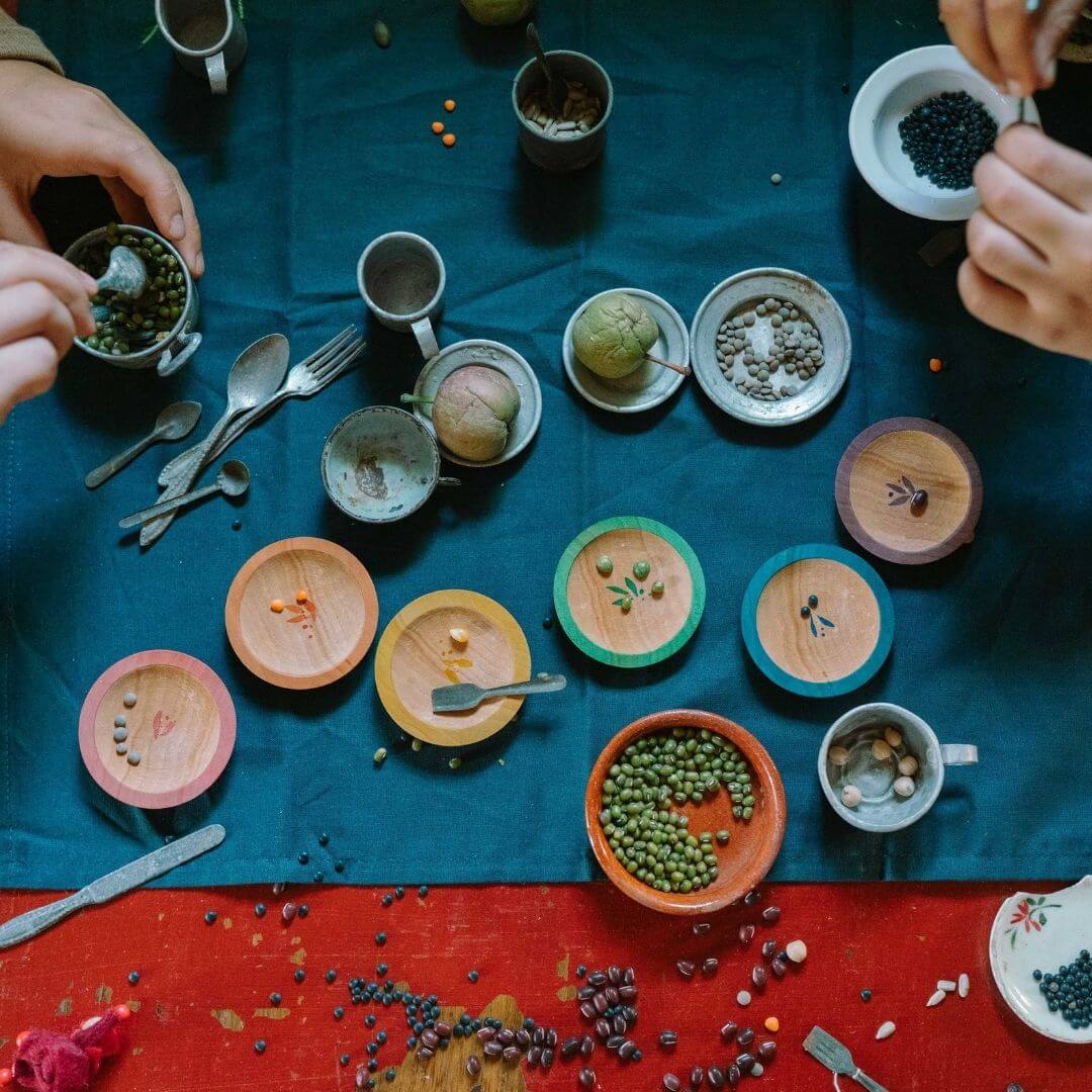 Wooden Dishes Play Set