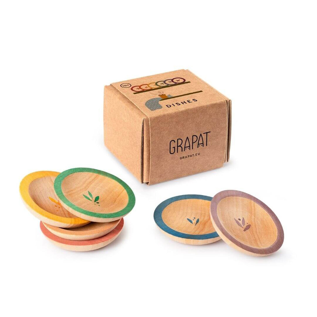 Wooden Dishes Play Set