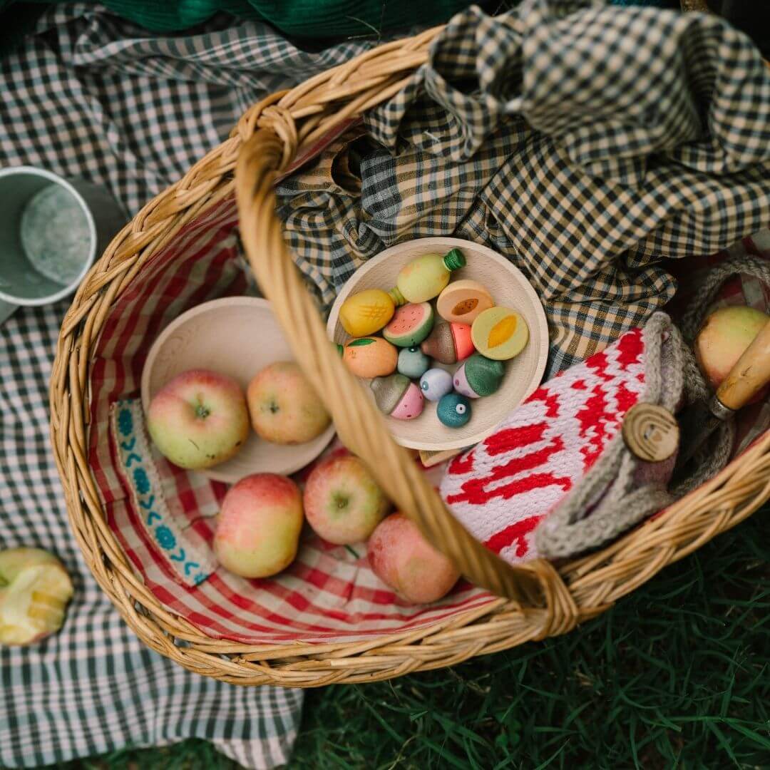 Wooden Fruit Play Set