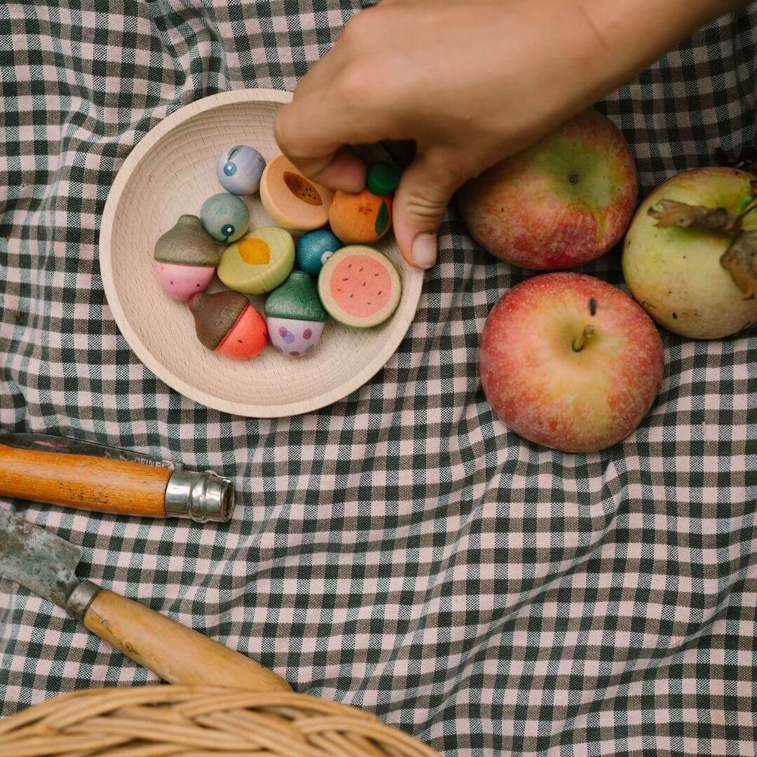 Wooden Fruit Play Set