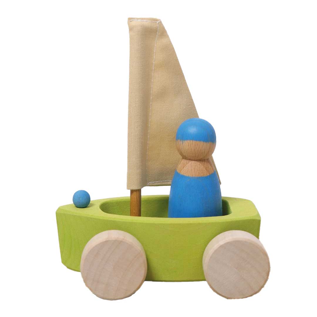 Little Land Yacht - Wooden Toy Sailboat