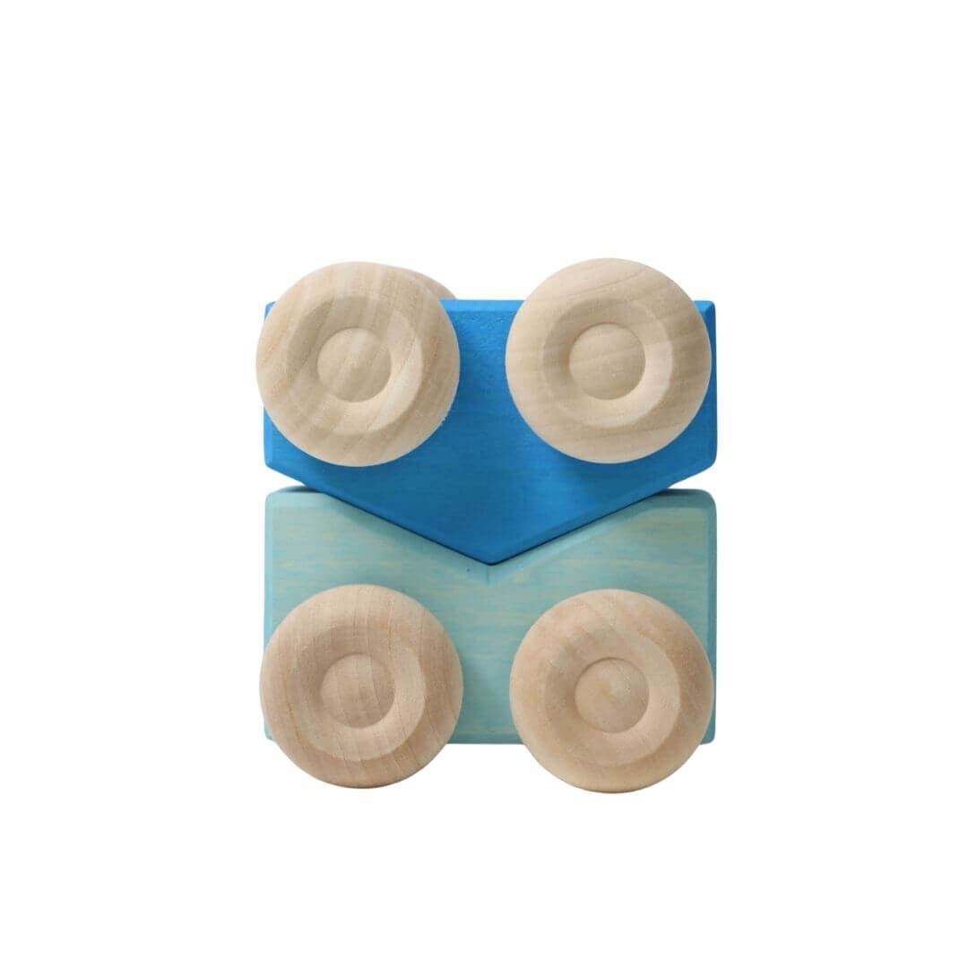 Wooden Stacking Cars