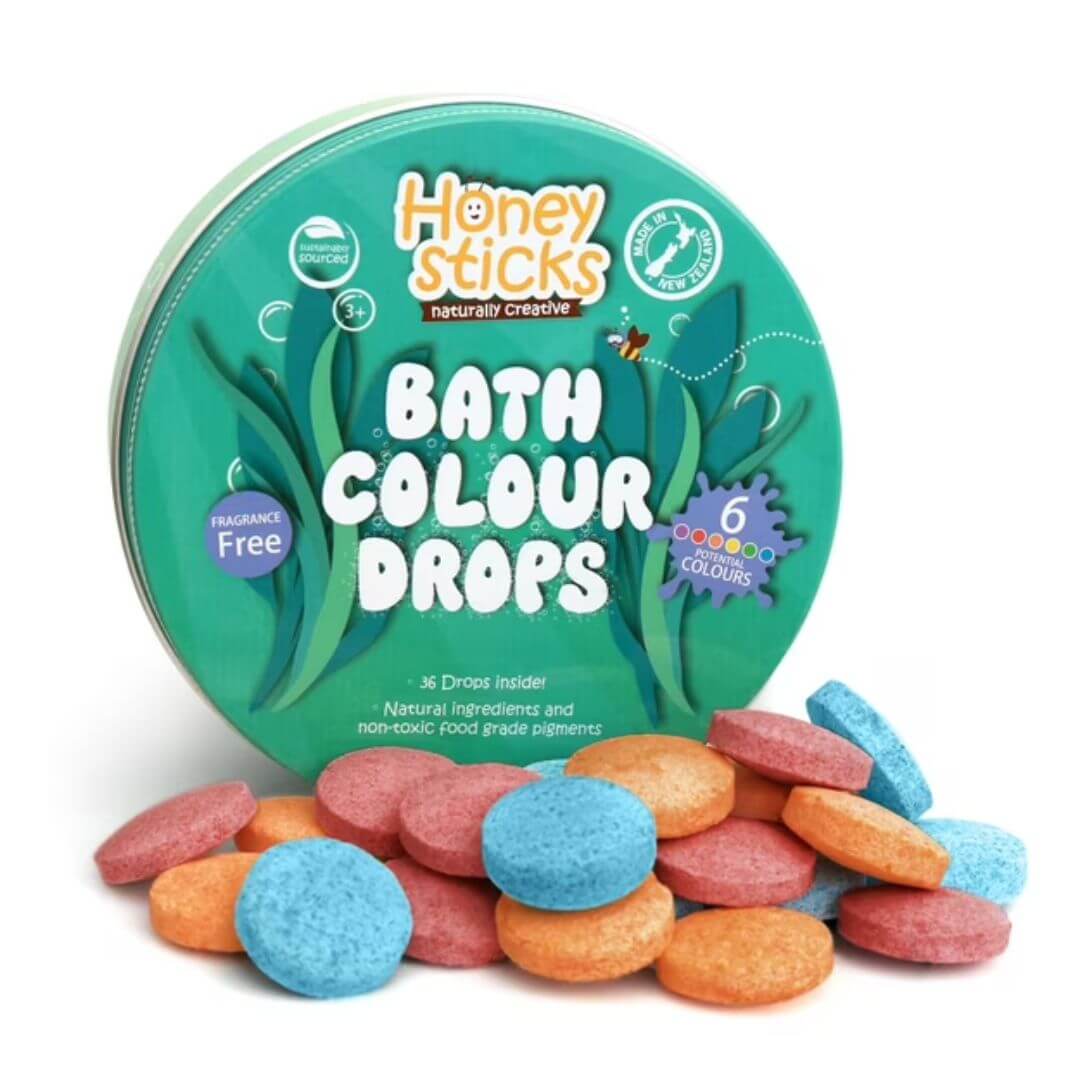 Set of Bath Crayons and Bath Color Drops