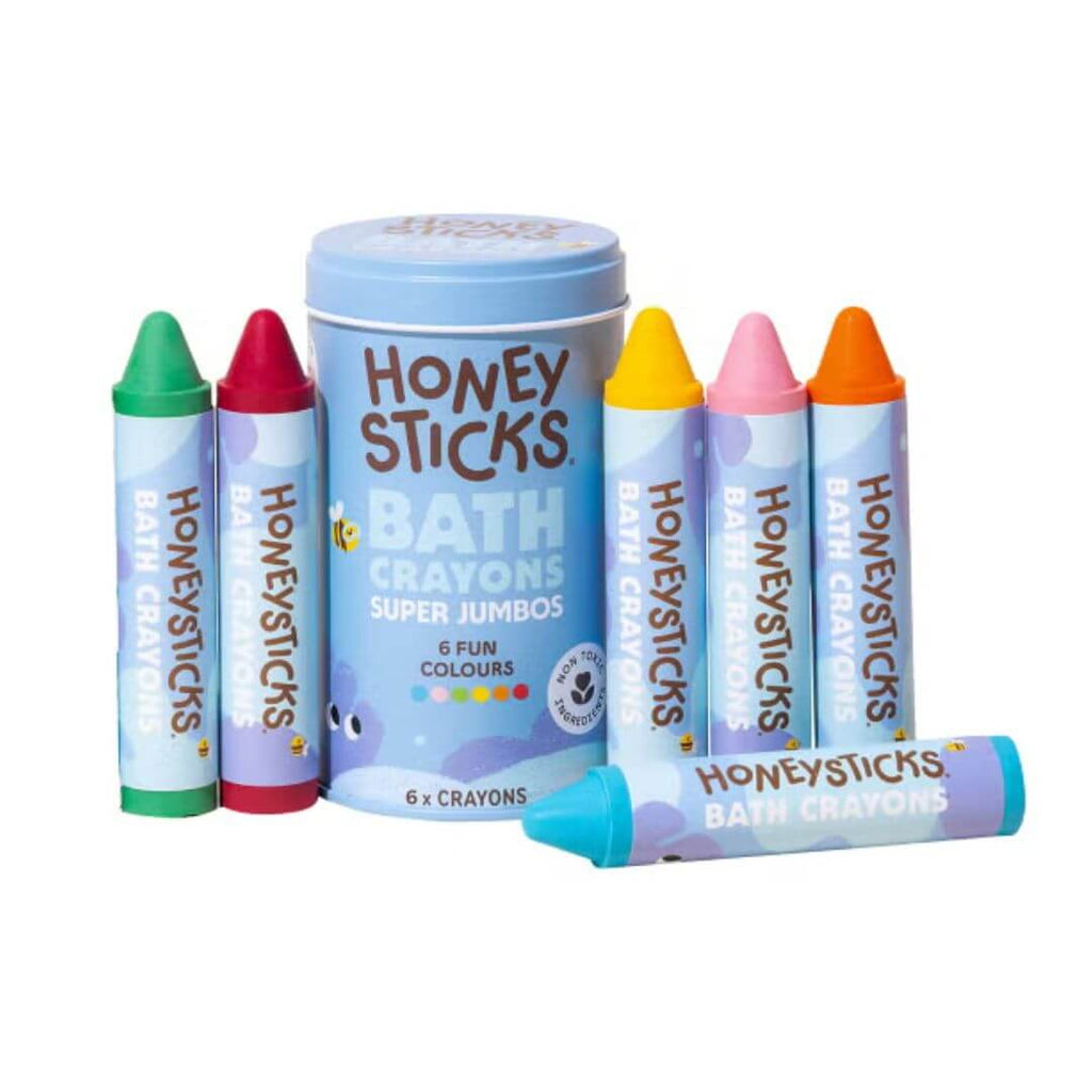 Super Jumbo Bath Crayons - 6 Pack