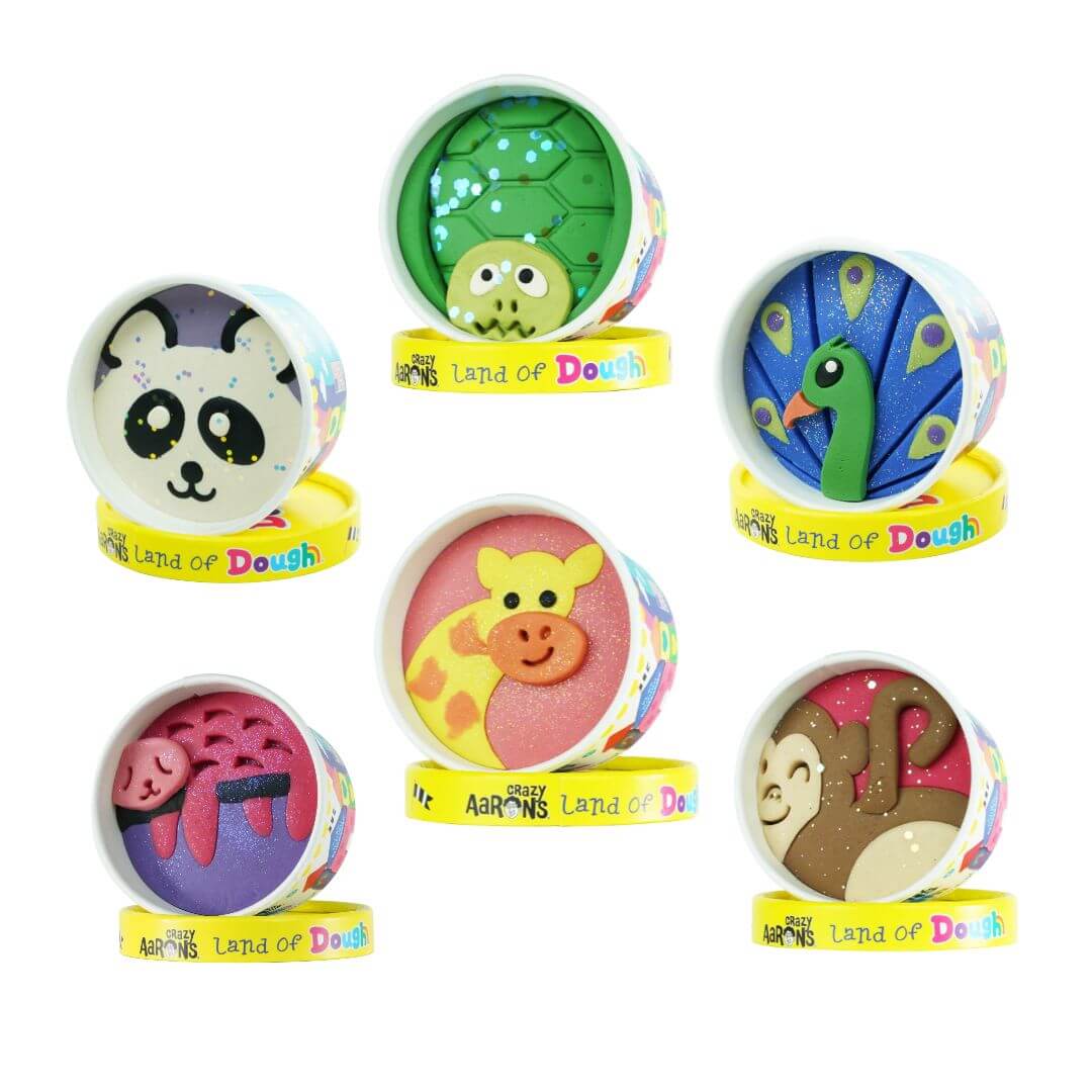 Zoo Animal Dough Cup