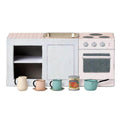 Mouse-Sized Kitchen Counter Set