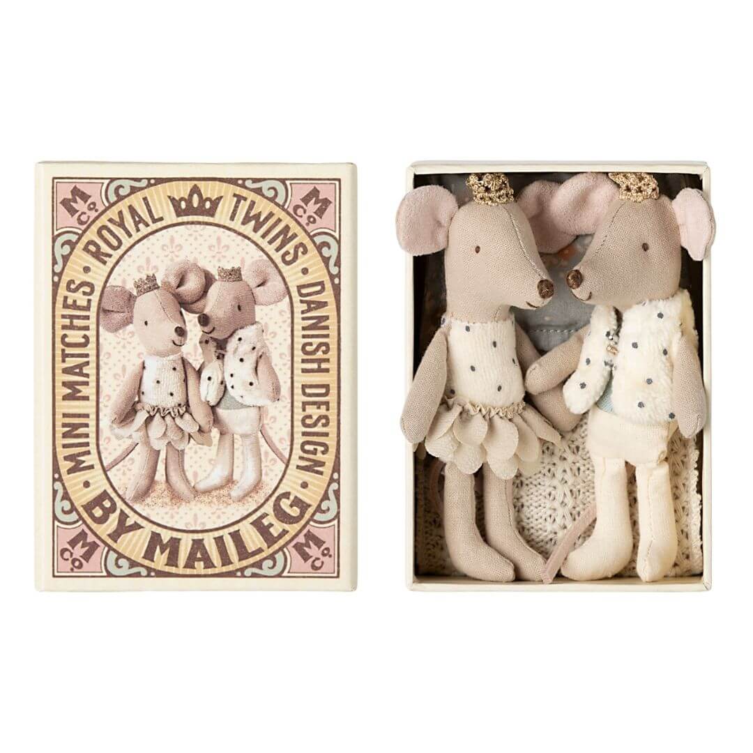 Royal Twin Mice in a Matchbox