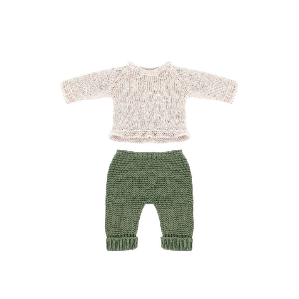 Knit Doll Sweater and Pant Set - 12"