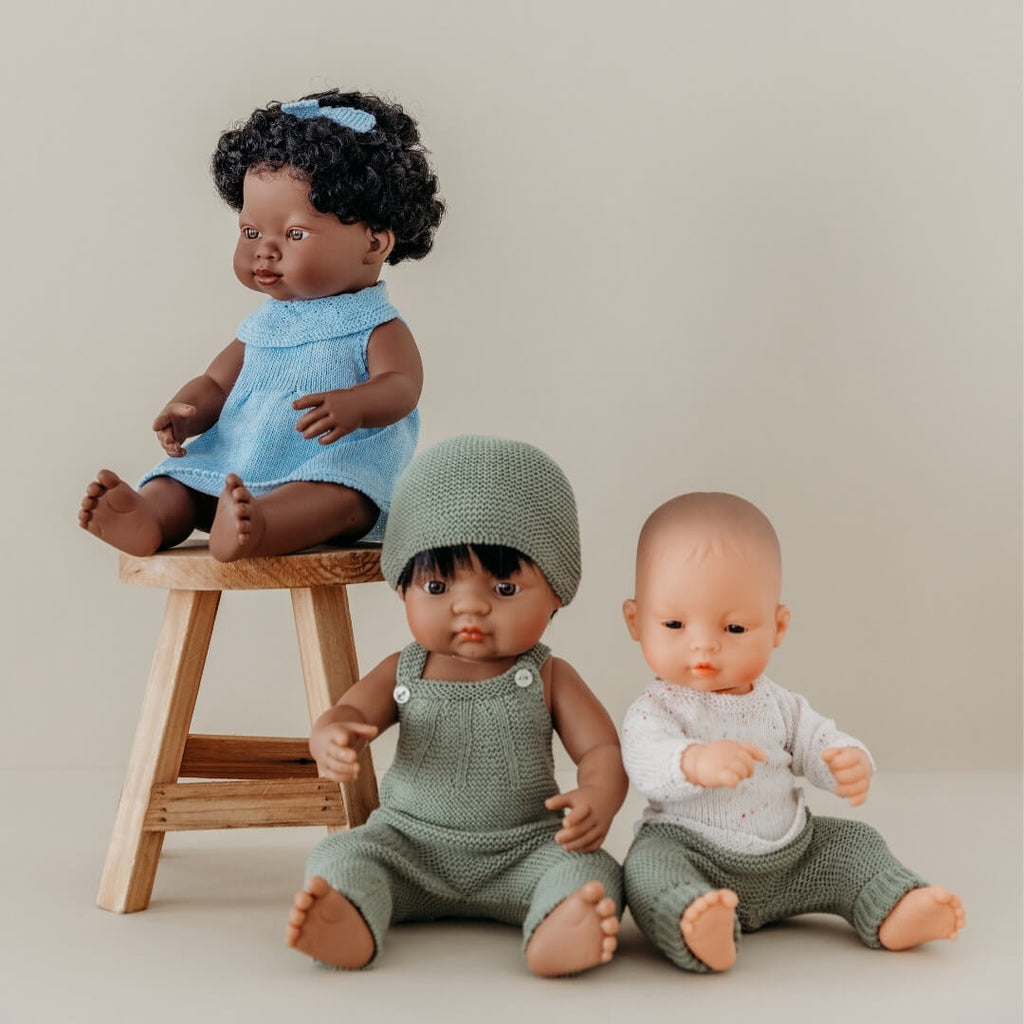 Knit Doll Sweater and Pant Set - 12"