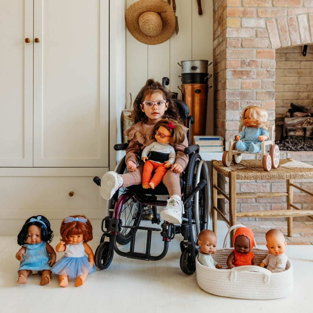 Wooden Doll Wheelchair