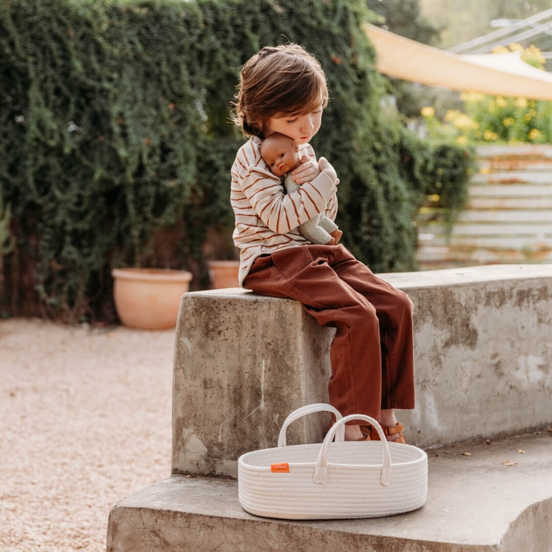 Cotton Doll Basket Carrier