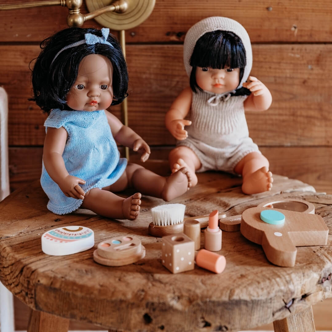 Wooden Doll Beauty Set