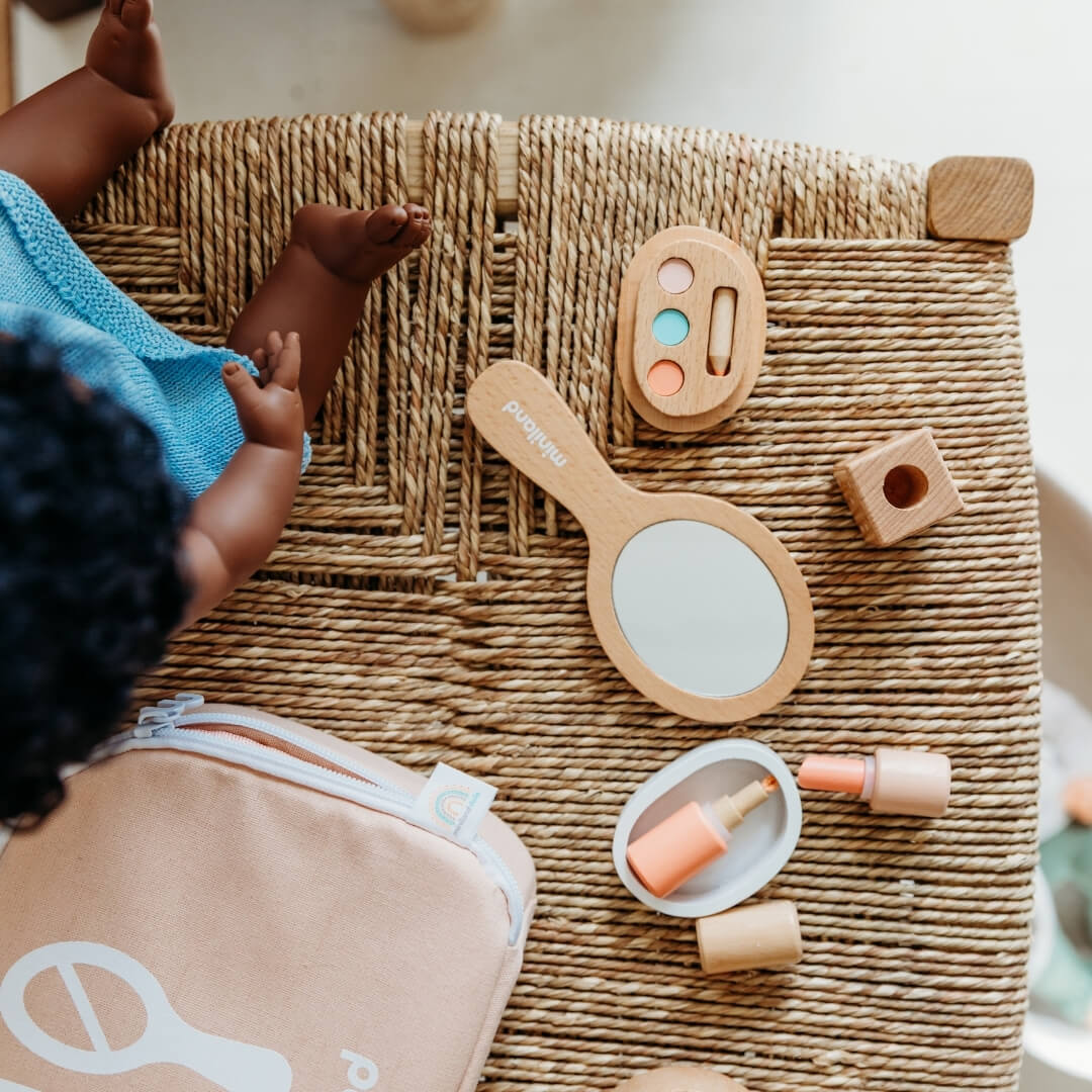 Wooden Doll Beauty Set