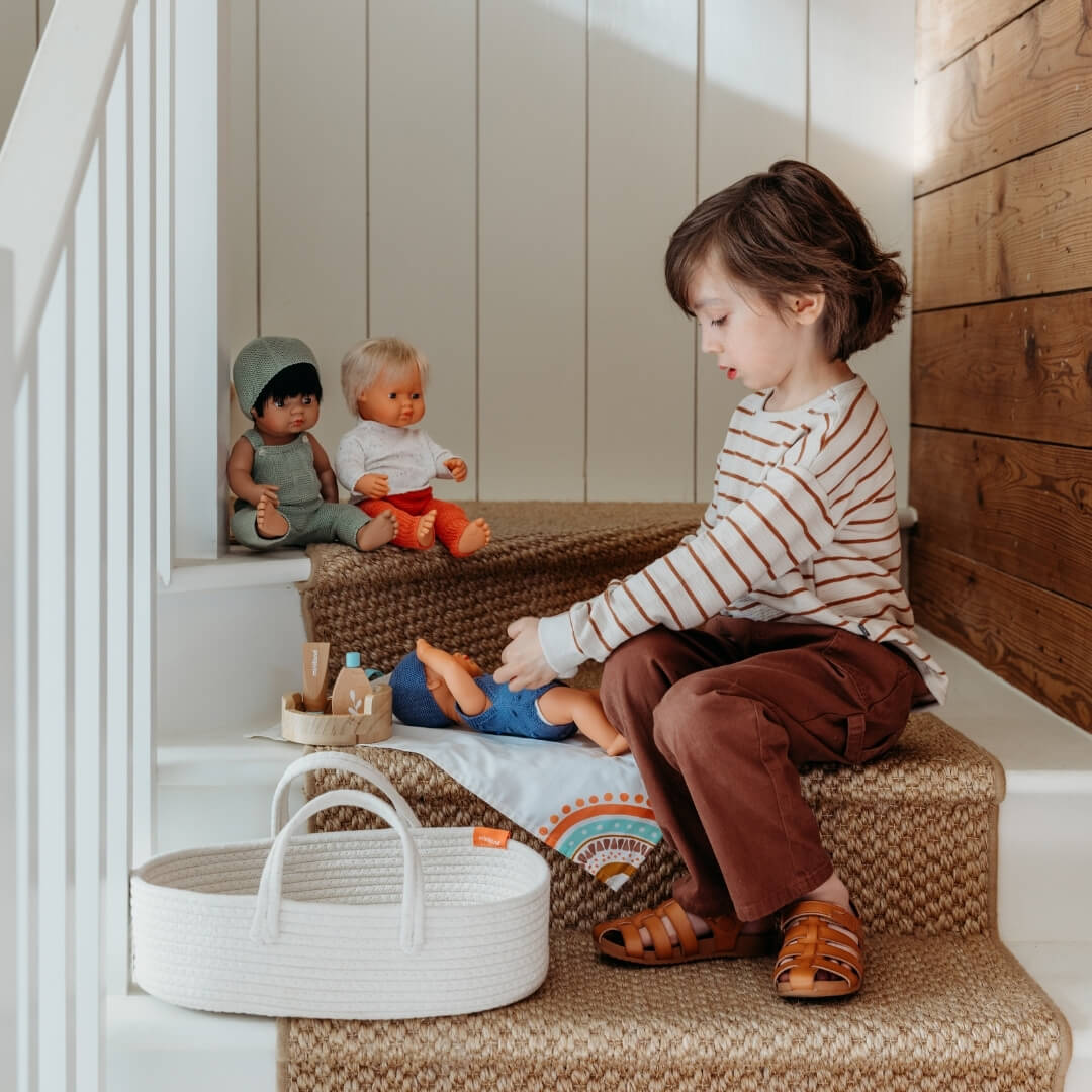 Wooden Doll Care Set